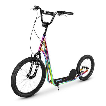 Trottinette à pousser avec roues gonflables NILS Extreme WH10212 pliable