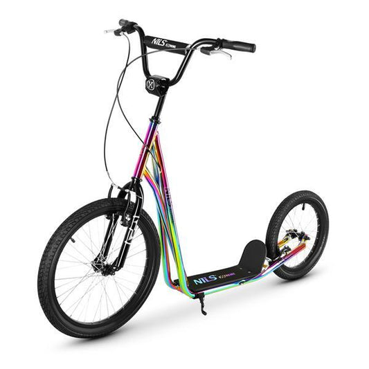 Trottinette à pousser avec roues gonflables NILS Extreme WH10212 pliable