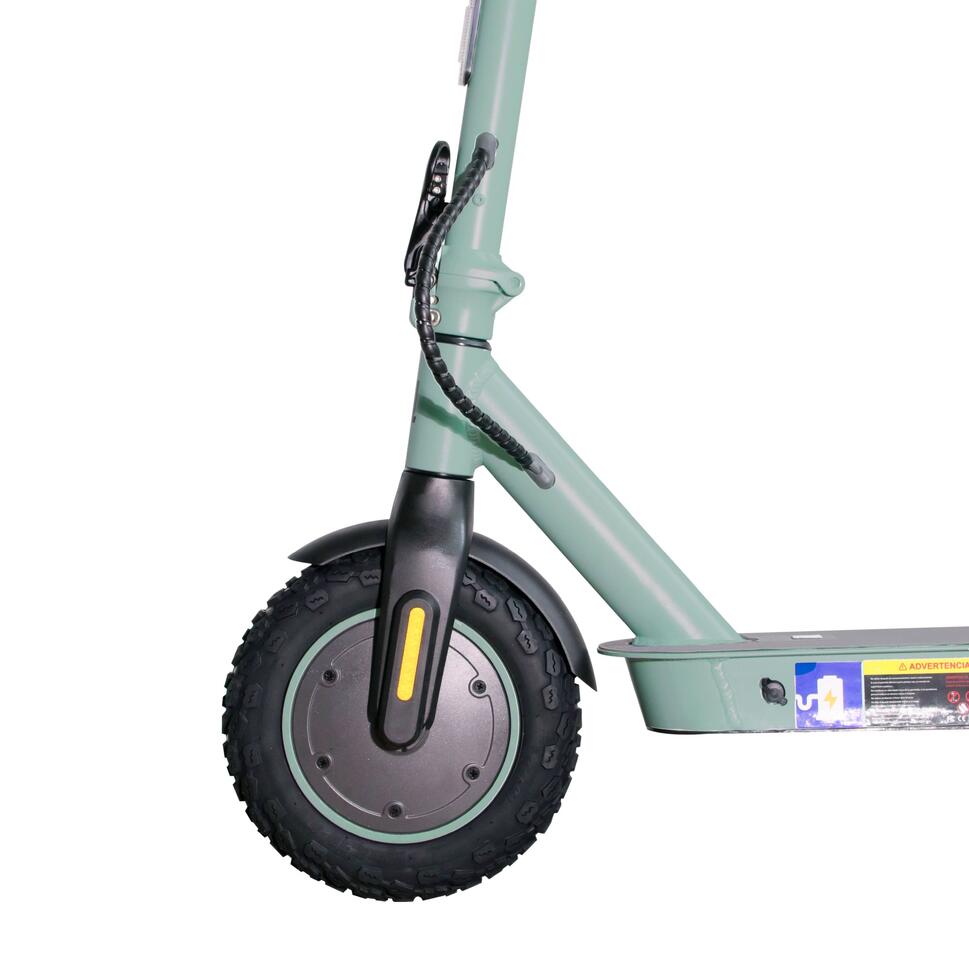 Trottinette électrique ZWheel ZFox Plus Laki, 600W,  30km, vert pliable