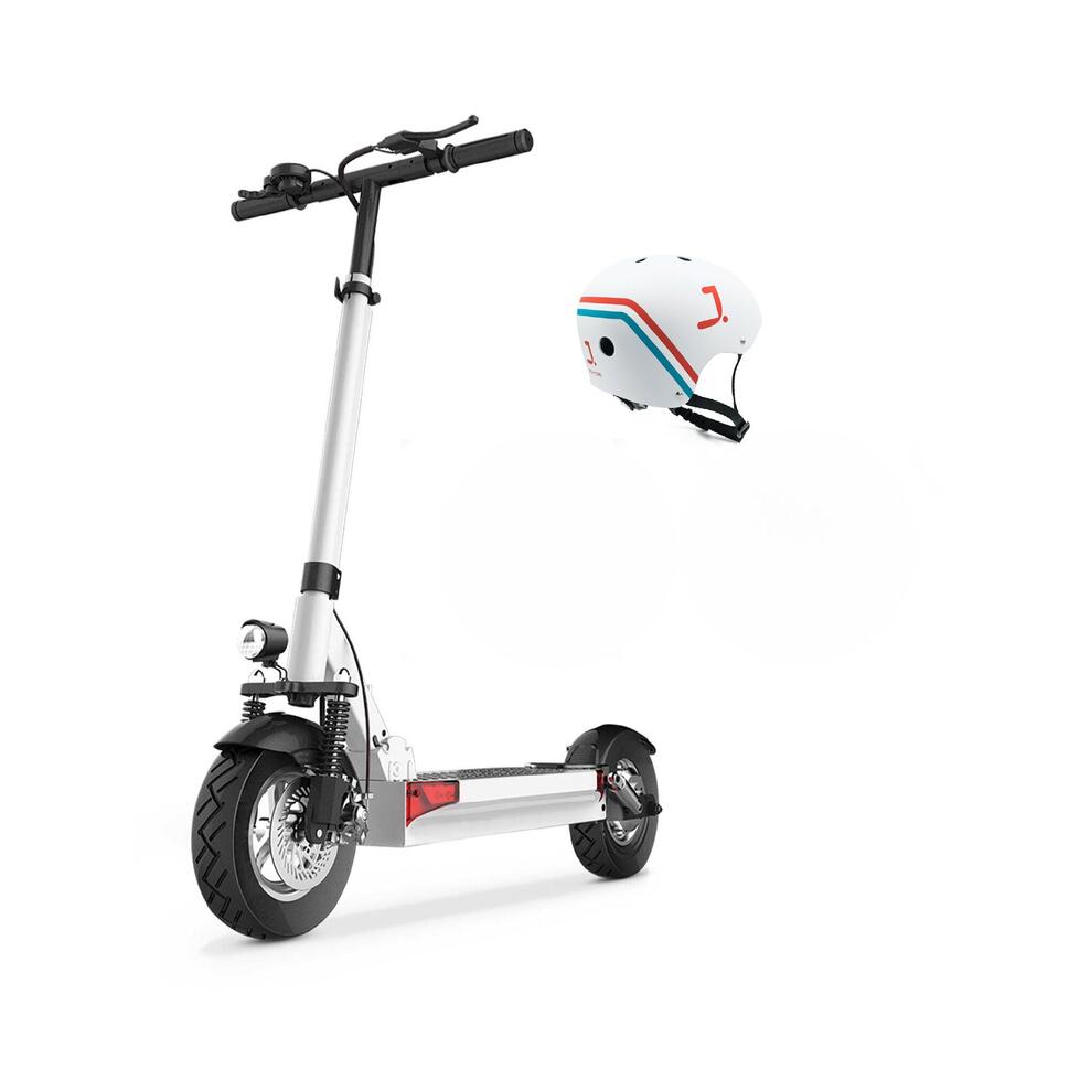 Trottinette Électrique Joyor Y10 Blanche avec casque