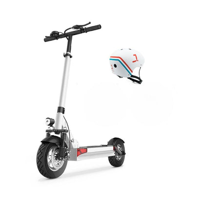Trottinette Électrique Joyor Y10 Blanche avec casque