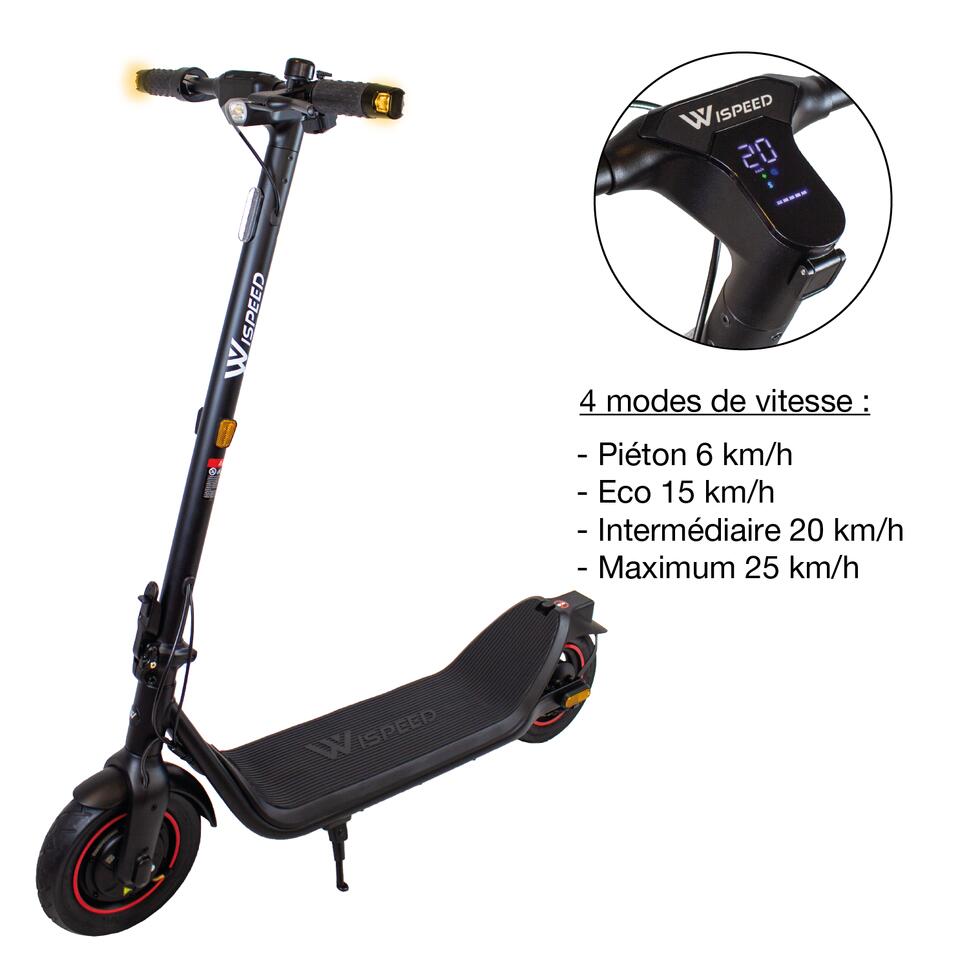 Trottinette électrique WISPEED C10-55 MAX frein avant pliable