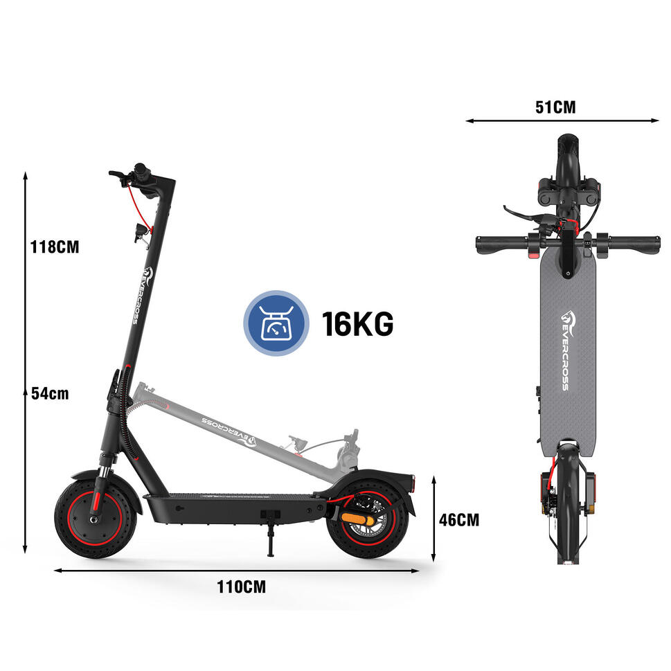 Trottinette Électrique Homologuée-Moteur 400W, Pliable-EV10KP ABE
