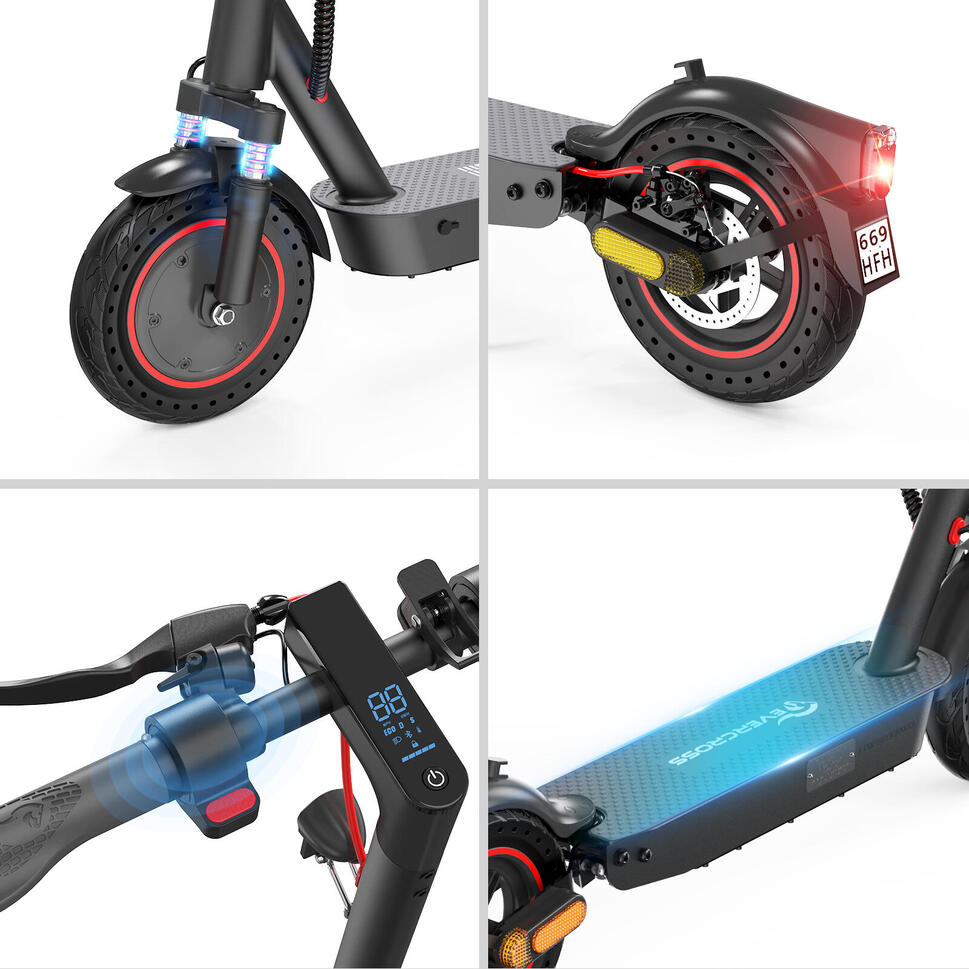 Trottinette Électrique Homologuée-Moteur 400W, Pliable-EV10KP ABE