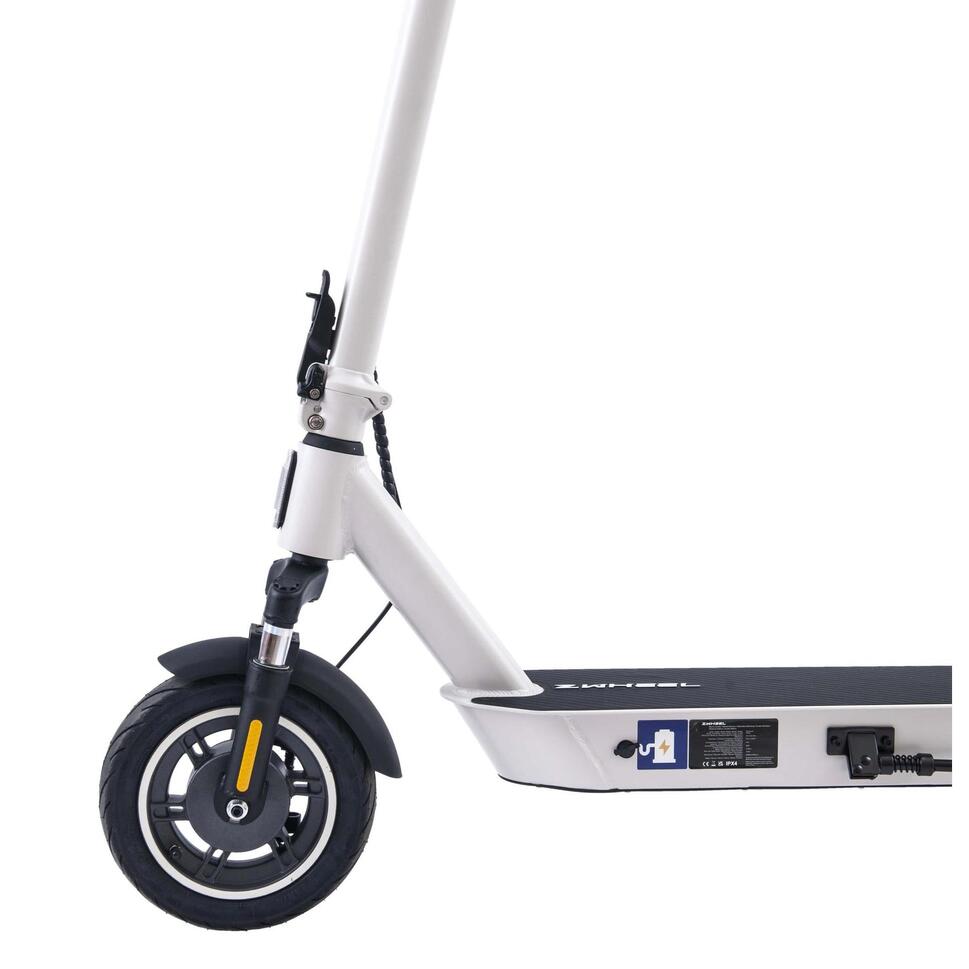 Trottinette électrique ZWheel ZFox 15Ah Max Artic, 50km, blanc pliable